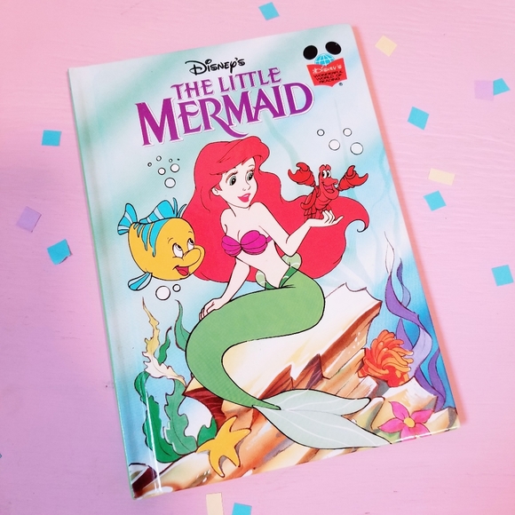 1993 Vintage Disney The Little Mermaid Book - Picture 1 of 6